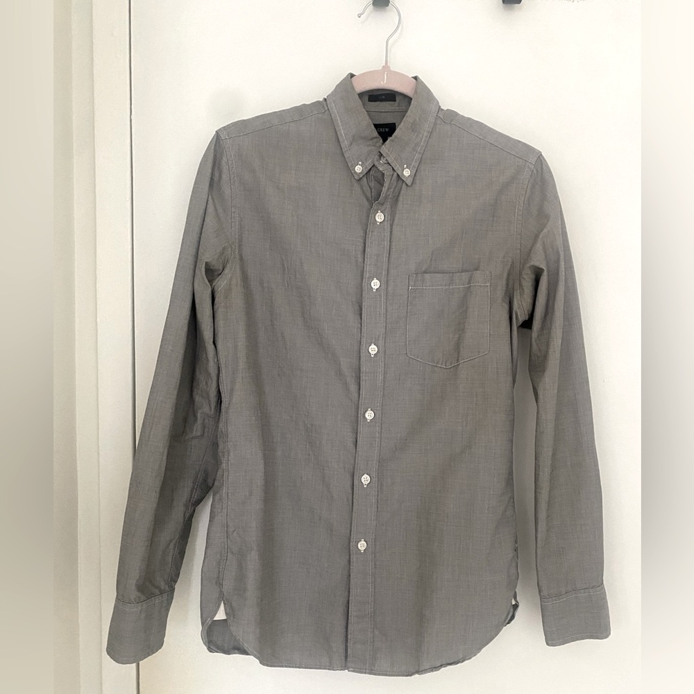 J. Crew Men’s Grey Heather Dress Shirt
